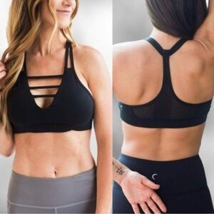 ZYIA Active Size XXL Black Strappy Sports Bra